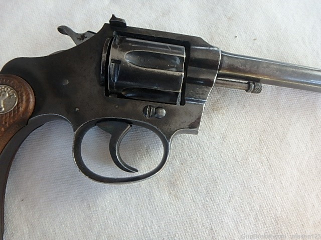 22 COLT 6 INCH POLICE POSITIVE REVOLVER BLUED DOUBLE ACTION-img-8