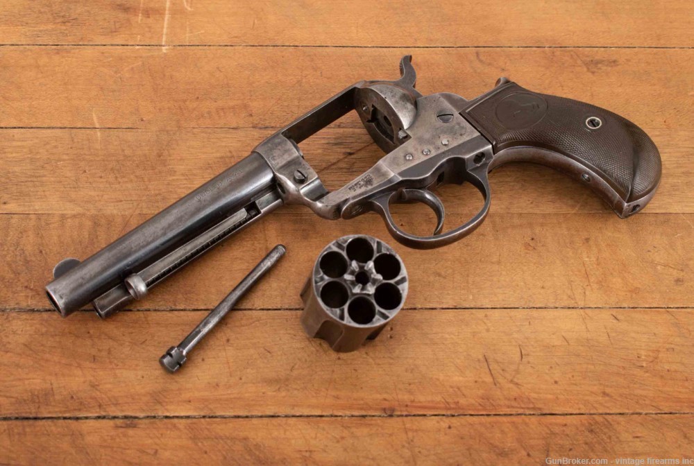 Colt Model 1877 .41 Long Colt -THUNDERER, 95% CASE COLOR-img-22