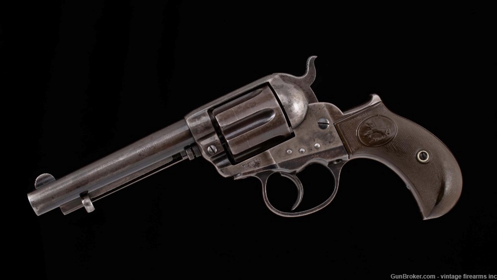 Colt Model 1877 .41 Long Colt -THUNDERER, 95% CASE COLOR-img-0