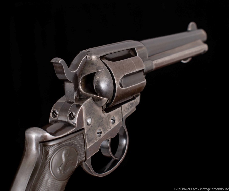 Colt Model 1877 .41 Long Colt -THUNDERER, 95% CASE COLOR-img-3