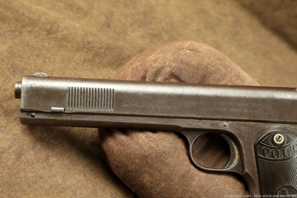 Colt Model 1902 Sporting Spur Hammer .38 ACP Semi-Automatic Pistol 1903 C&R-img-6