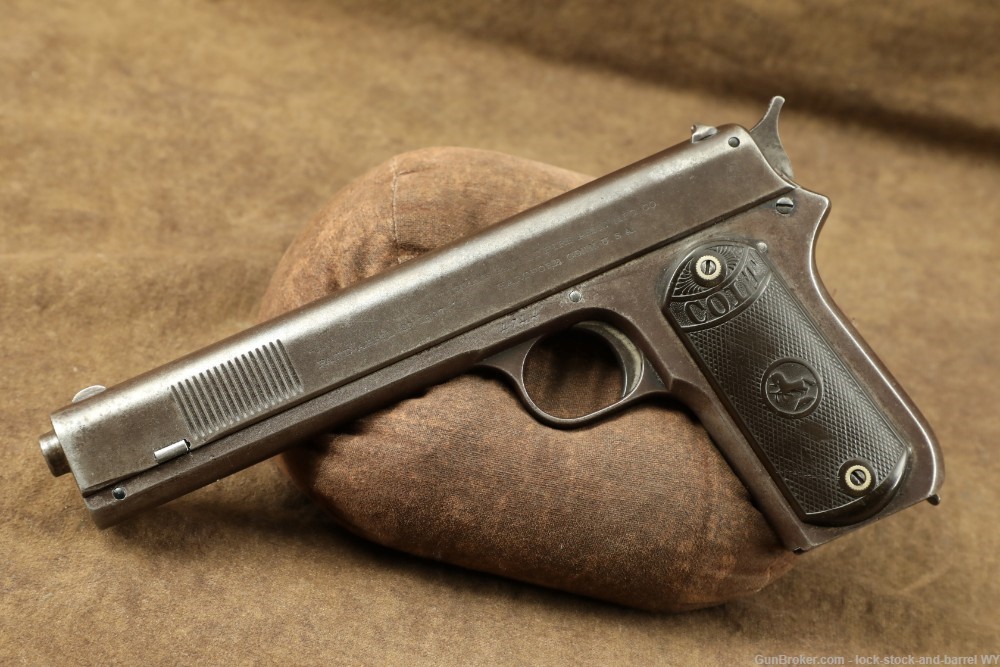 Colt Model 1902 Sporting Spur Hammer .38 ACP Semi-Automatic Pistol 1903 C&R-img-5