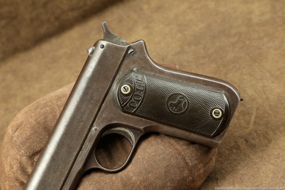 Colt Model 1902 Sporting Spur Hammer .38 ACP Semi-Automatic Pistol 1903 C&R-img-7