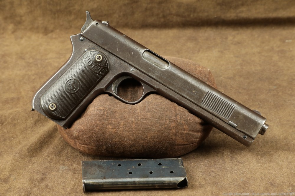 Colt Model 1902 Sporting Spur Hammer .38 ACP Semi-Automatic Pistol 1903 C&R-img-2