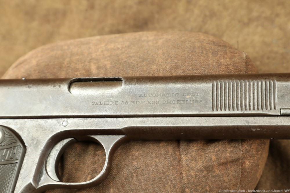 Colt Model 1902 Sporting Spur Hammer .38 ACP Semi-Automatic Pistol 1903 C&R-img-18