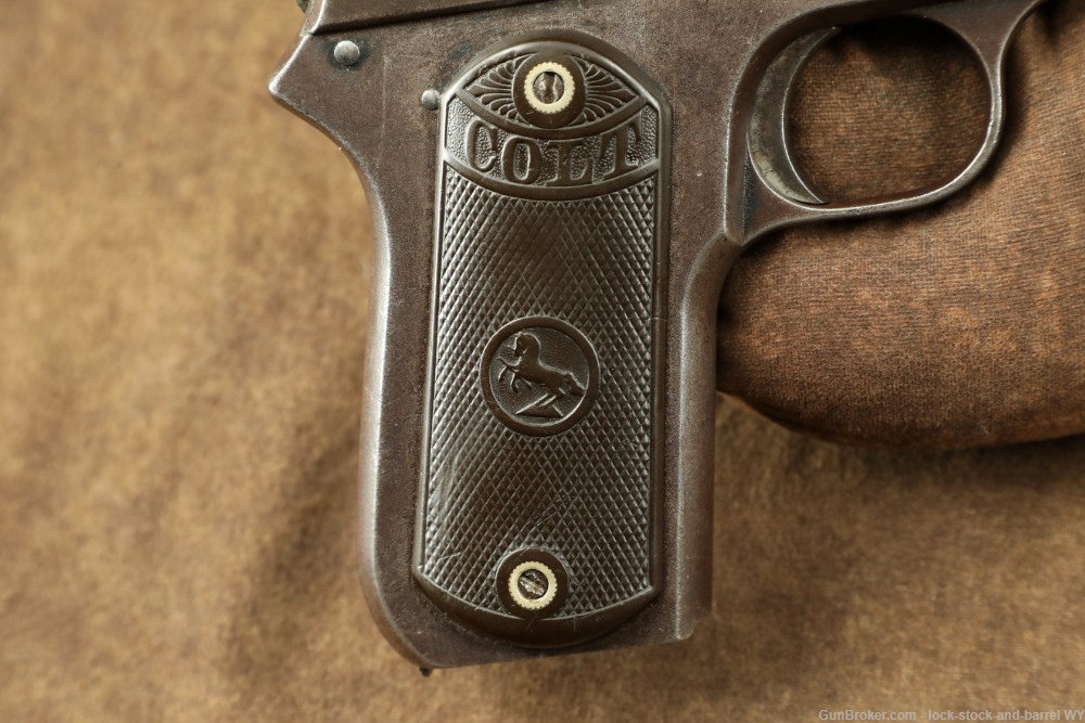 Colt Model 1902 Sporting Spur Hammer .38 ACP Semi-Automatic Pistol 1903 C&R-img-16