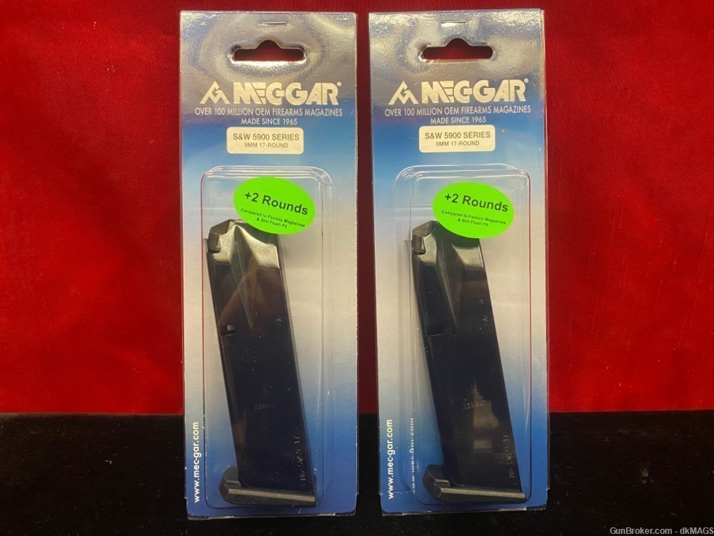 2 Smith & Wesson 59 Series Magazines For S&W 5906 5903 915 9mm 17Rd-img-0