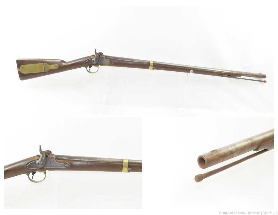 Antique U.S. Model 1841 “MISSISSIPPI” Rifle CIVIL WAR PIONEER Settler .54-img-0