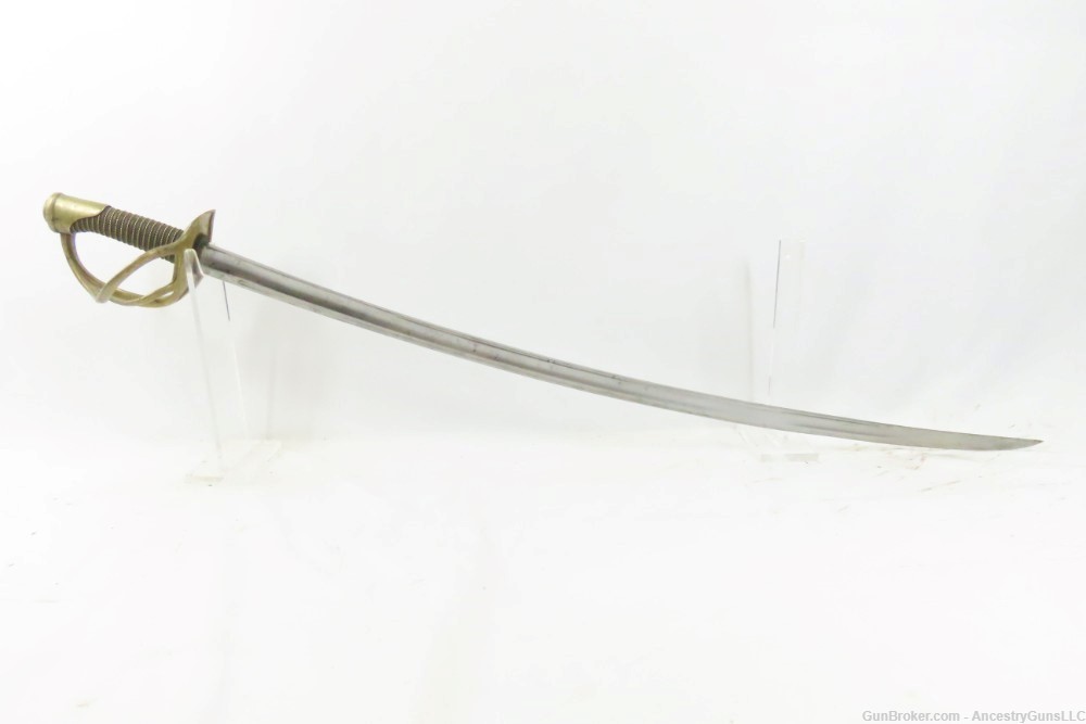 Antique FRENCH Military CHATELLERAULT Arsenal M1822 CAVALRY Saber SCABBARD -img-2
