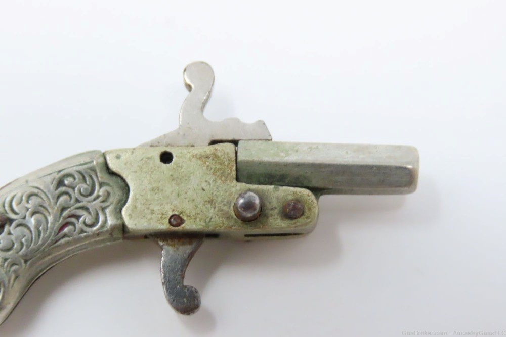 AUSTRIAN MADE “Original Berloque Pistolchen” MINIATURE 2mm PINFIRE Pistol  -img-5