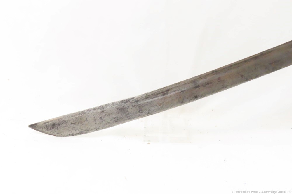 1700s/1800s Martial Sword with Etched Blade 23 ¾” Sharp Sword Possibly Impo-img-13