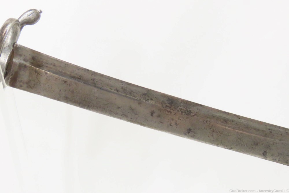 1700s/1800s Martial Sword with Etched Blade 23 ¾” Sharp Sword Possibly Impo-img-3