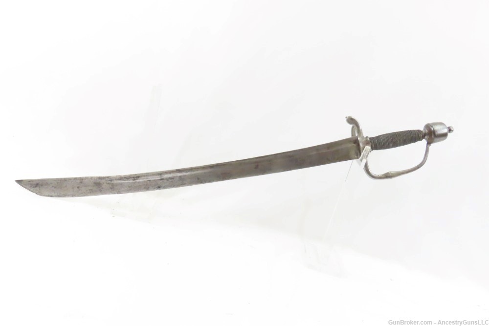 1700s/1800s Martial Sword with Etched Blade 23 ¾” Sharp Sword Possibly Impo-img-10