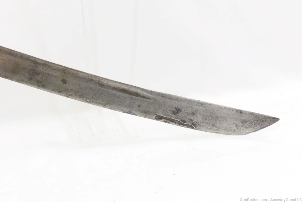 1700s/1800s Martial Sword with Etched Blade 23 ¾” Sharp Sword Possibly Impo-img-4