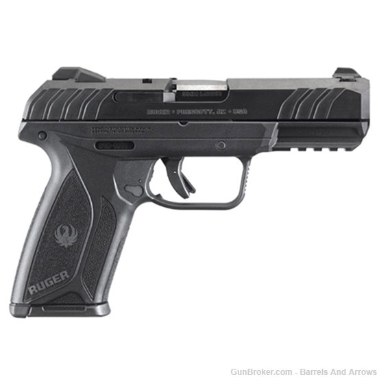 Ruger 3810 Security-9 Semi Auto pistol 9MM 4" Black 15rd Adj. Sights-img-0