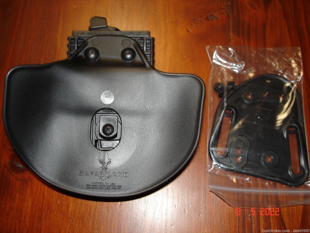 Safariland ALS holster paddle belt loop system with clip assembly Glock 26-img-1