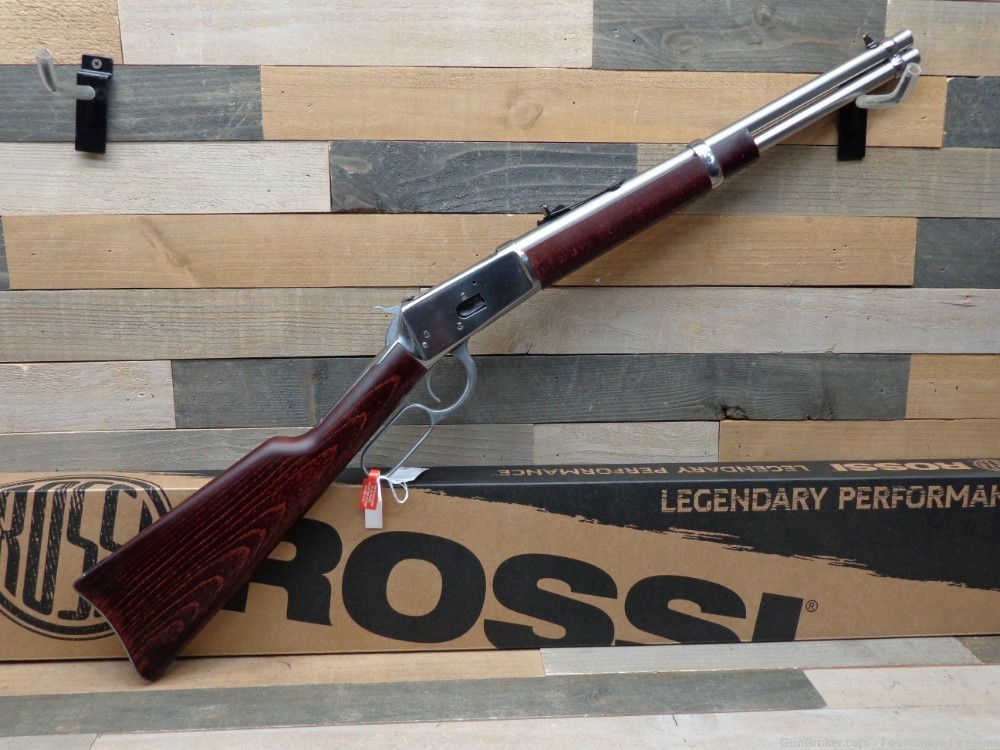 NEW - Rossi R92 Carbine 16" Stainless .45 Colt Lever Rifle  920451693-img-0