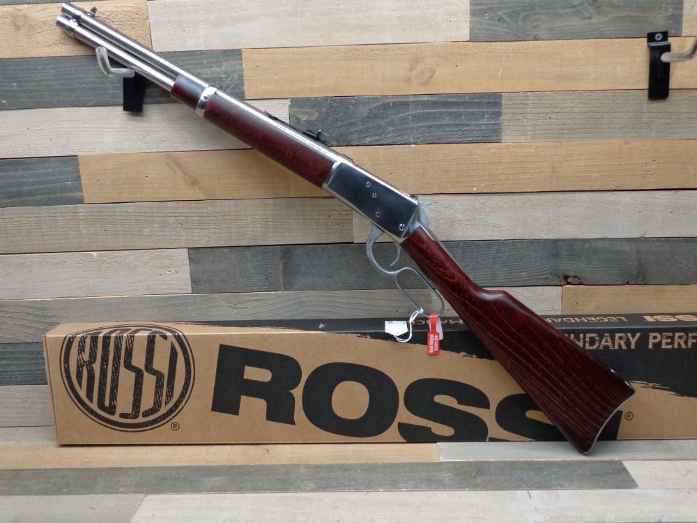 NEW - Rossi R92 Carbine 16" Stainless .45 Colt Lever Rifle  920451693-img-1