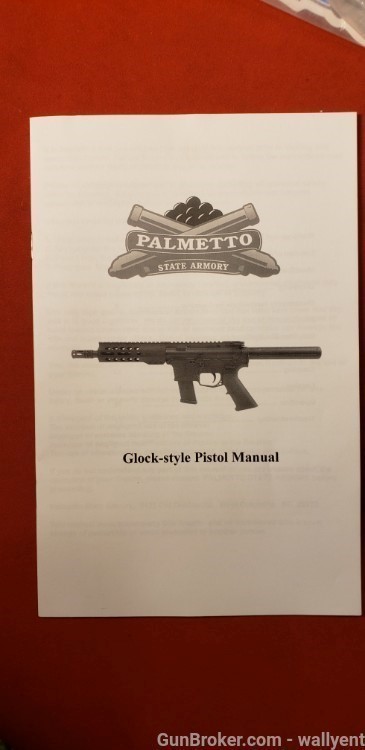 Glock-style Pistol Manual Lock Sticker Palmetto State Armory-img-1