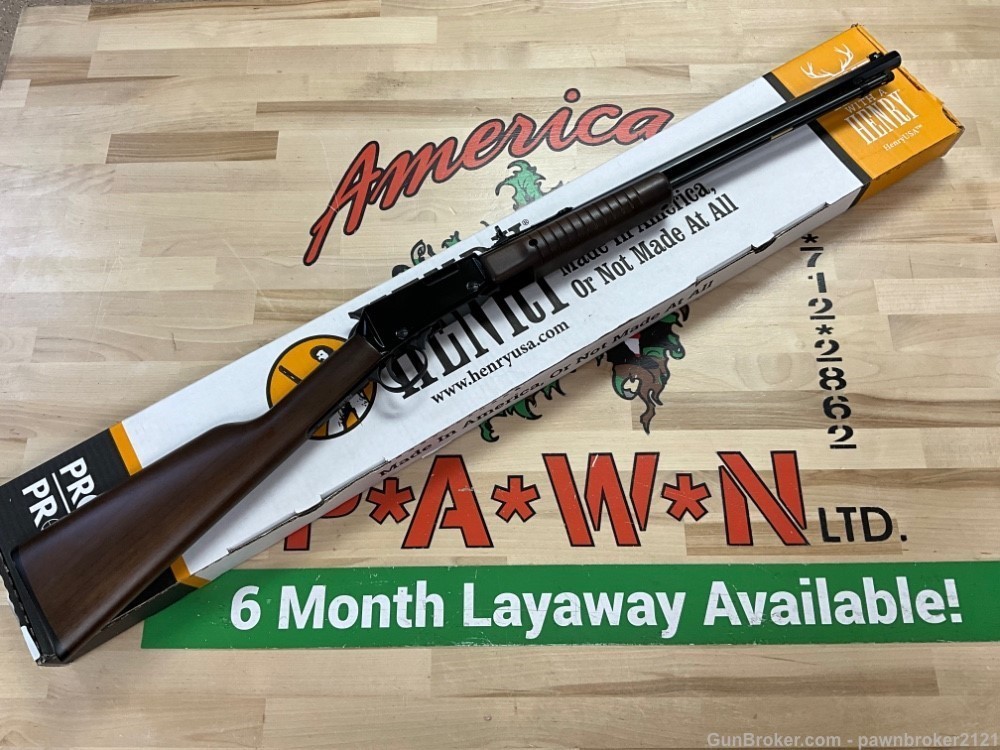 Henry H003 Octagon Pump Action .22 S/L/LR 10% Down Layaway Available-img-1