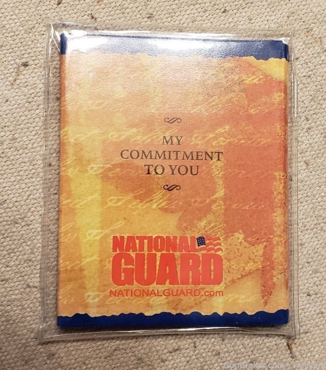 2 National Guard Coins Military Flag Eagle Pledge-img-0