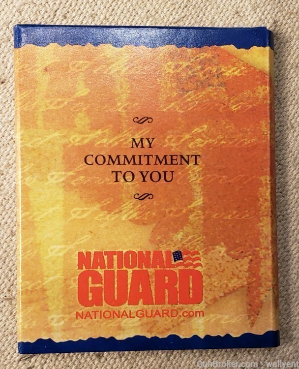 2 National Guard Coins Military Flag Eagle Pledge-img-5