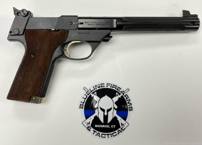 High Standard Supermatic Trophy Military .22LR with Extra Barrel.  -img-0