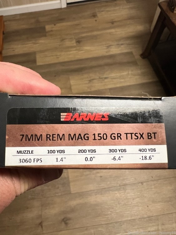 98 rds  BARNES Vor-Tx 7mm rem mag 150 gr. TTSX 7 mag-img-0