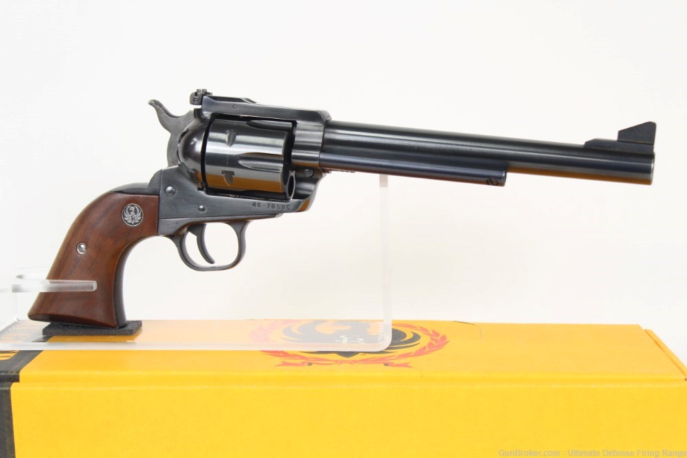 Excellent New Model Blackhawk Chambered in 45 Colt 7.5" Barrel Blued-img-0