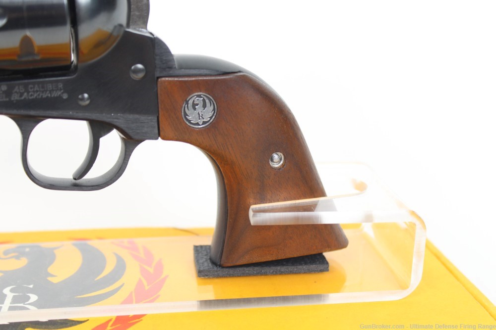 Excellent New Model Blackhawk Chambered in 45 Colt 7.5" Barrel Blued-img-9