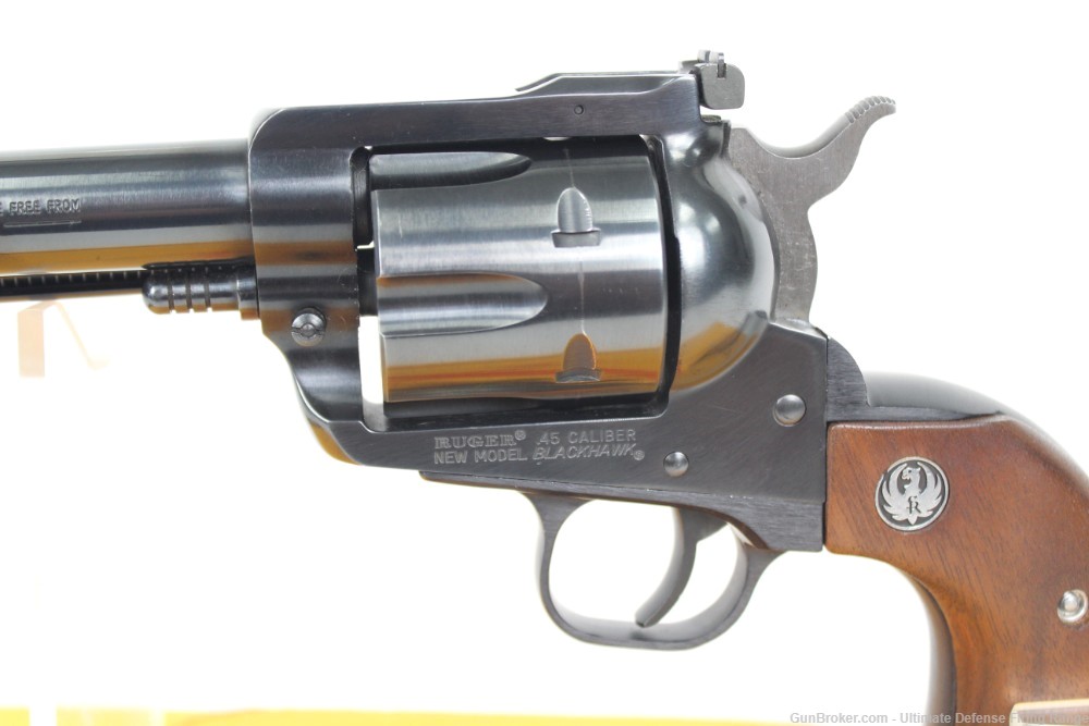 Excellent New Model Blackhawk Chambered in 45 Colt 7.5" Barrel Blued-img-2