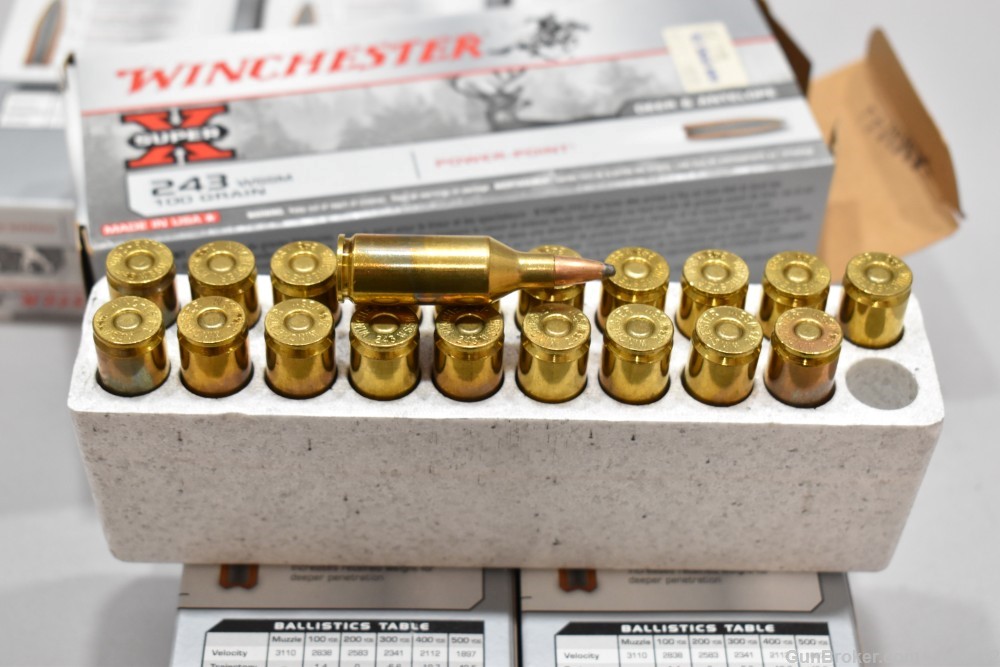 6 Boxes 120 Rds Winchester 243 WSSM Super Short Magnum 100 G-img-6