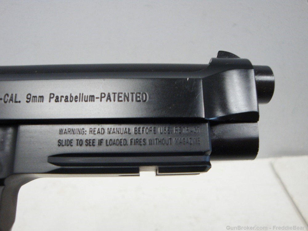Beretta 92FS M9A1 9mm Pistol Blue Like New in Box -img-12