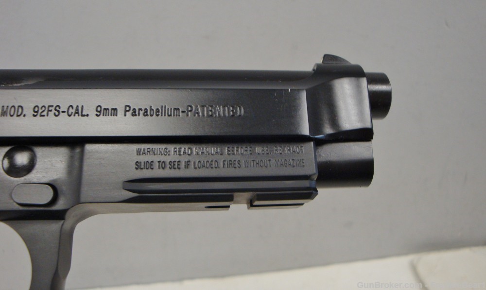 Beretta 92FS M9A1 9mm Pistol Blue Like New in Box -img-4