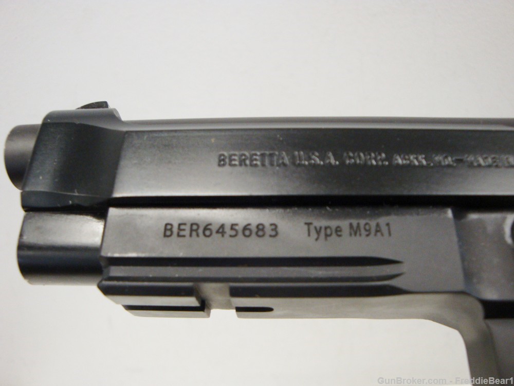 Beretta 92FS M9A1 9mm Pistol Blue Like New in Box -img-14