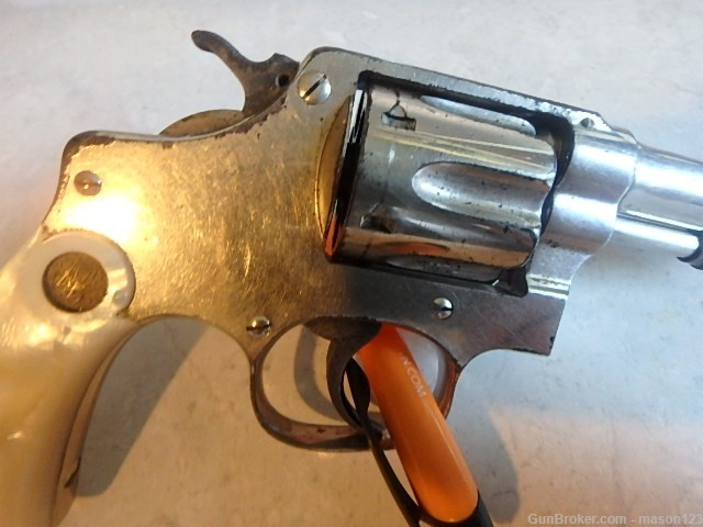 32 LONG NICKELD SMITH AND WESSON PEARL GRIPS 5 SCREW-img-8