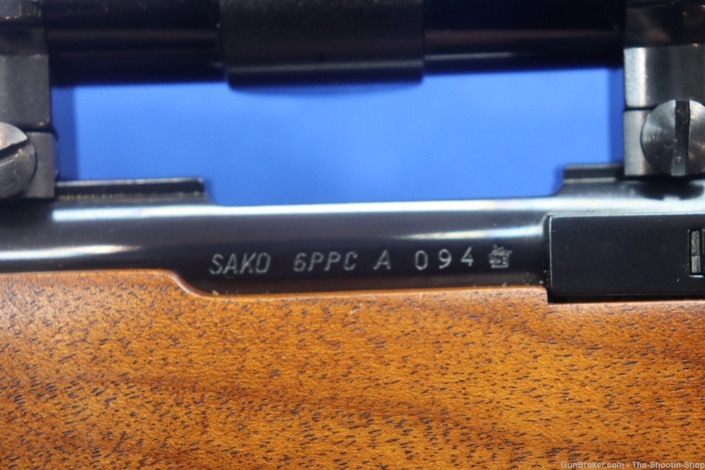 SAKO Model 6PPC Rifle 6MM PPC 24" Heavy Target LEUPOLD 36X BENCHREST Scope-img-17