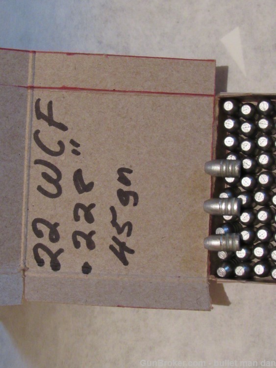 22 WCF - 22 Winchester center fire bullets .228" 45gn-img-0