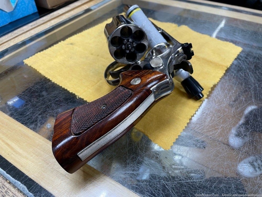 Rare Nickel Smith & Wesson 29-2 44. mag With 8 3/8 In Barrel-img-2