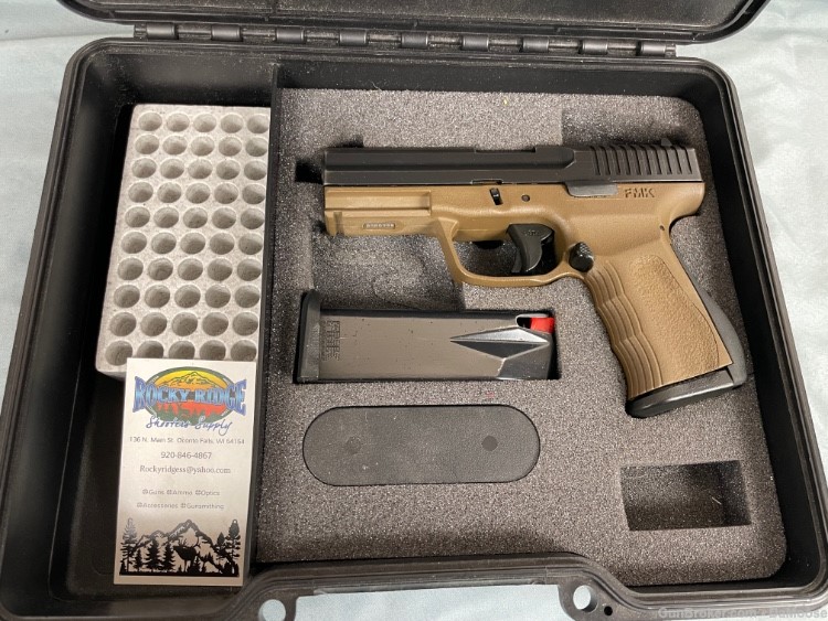 FMK Pistol Armed Forces Edition 9mm 9C1 - G2 + 2 Mags-img-0