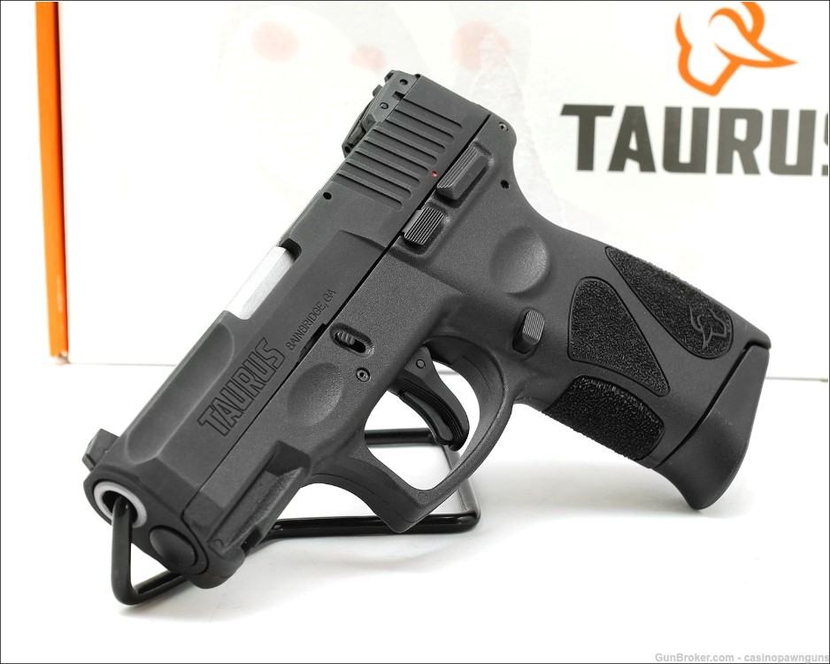 TAURUS G2C 9mm Semi Auto Pistol w/ 2 Magazines & Box - Excellent --img-0