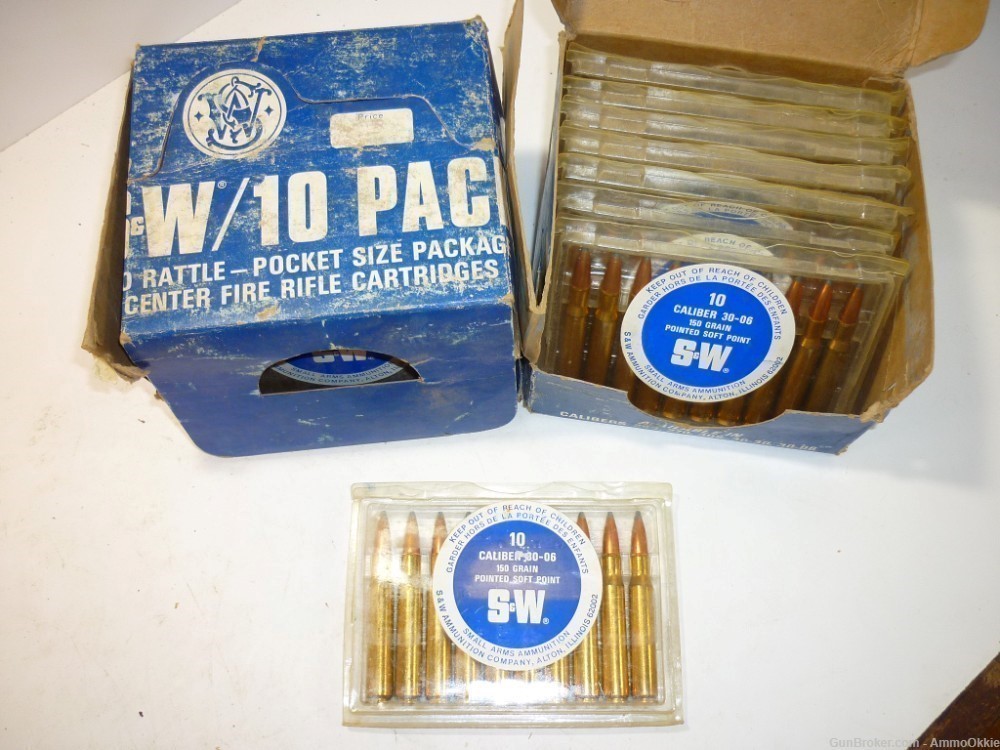 10rd - 30-06 - 150gr SP - SMITH AND WESSON - Made In Canada - RARE s&w-img-0