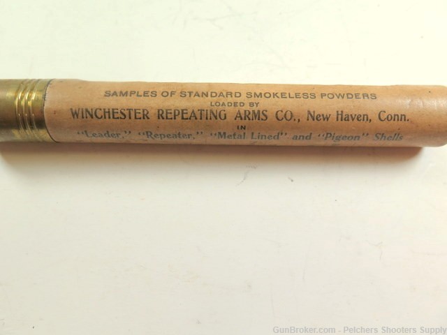 Winchester Vintage Rare 12ga Salesman's Sample Window Shell-img-2