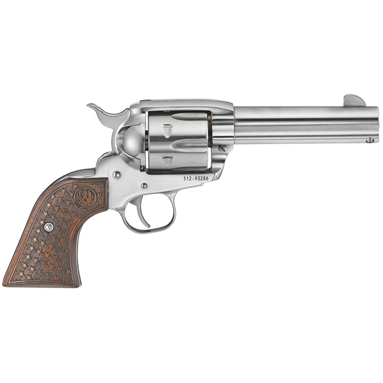 Ruger Vaquero Stainless Hardwood 357 Mag 4.62in 6 Shot 5159-img-0