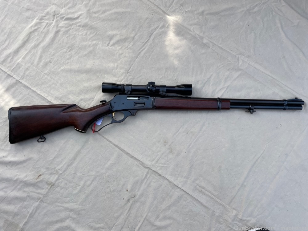 Marlin Model 336 Lever Action Rifle in 35 Remington w/ Scope-img-0