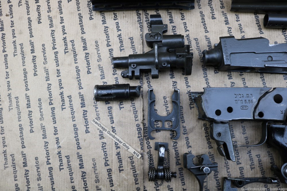 Galil ARM Parts Kit Israeli IMI Milled Receiver AK47 Rare Intact Front Stub-img-6