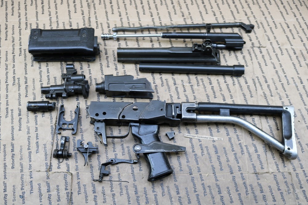 Galil ARM Parts Kit Israeli IMI Milled Receiver AK47 Rare Intact Front Stub-img-0
