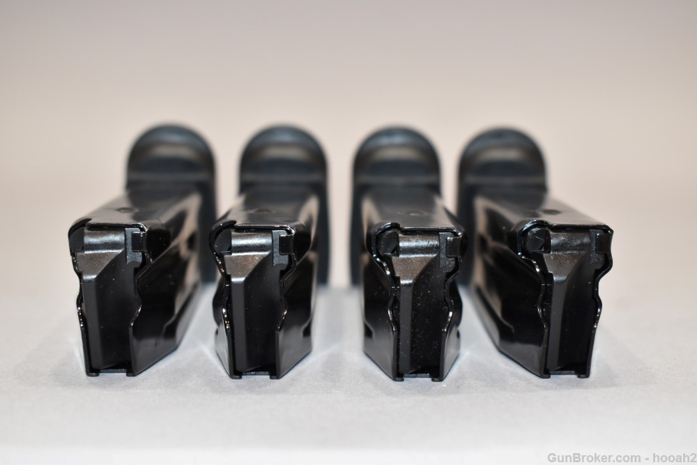 4 H&K USP9 P2000 10 Rd 9mm Pistol Magazines Zipper Back -img-8