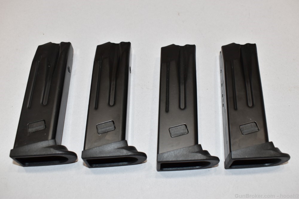 4 H&K USP9 P2000 10 Rd 9mm Pistol Magazines Zipper Back -img-4