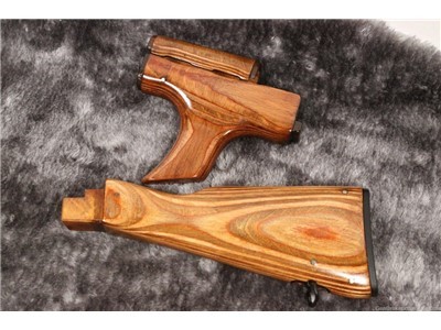 AK-47 hand finished wood handguards Dong set with matching buttstock - LN